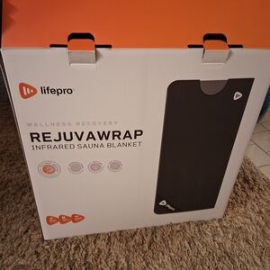 Lifepro Rejuvawrap Infrared Sauna Blanket - Black. NEW In Box. Never Used.